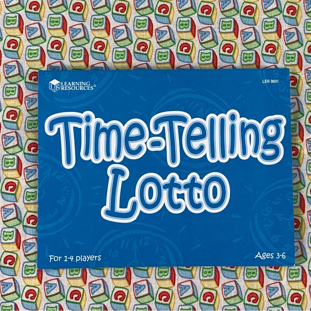 Time-Telling Lotto Learning Game. - Picture 2 of 9